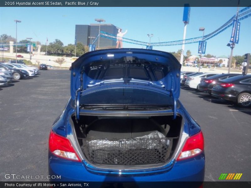 Pacific Blue / Gray 2016 Hyundai Accent SE Sedan