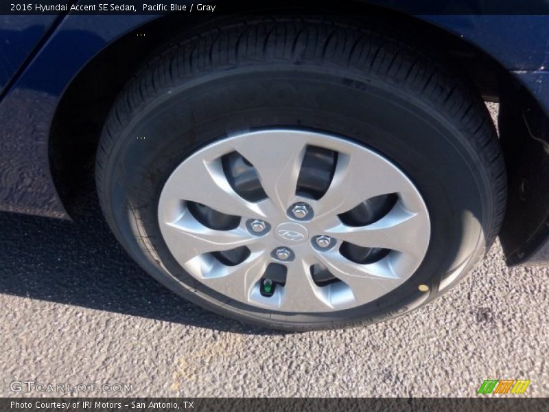 Pacific Blue / Gray 2016 Hyundai Accent SE Sedan