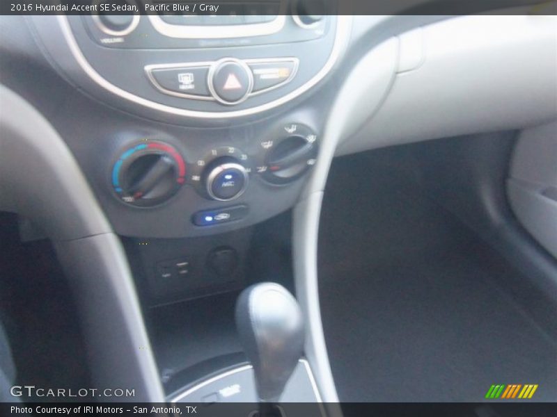 Pacific Blue / Gray 2016 Hyundai Accent SE Sedan