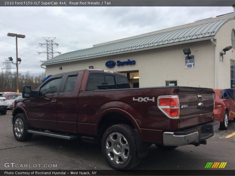 Royal Red Metallic / Tan 2010 Ford F150 XLT SuperCab 4x4