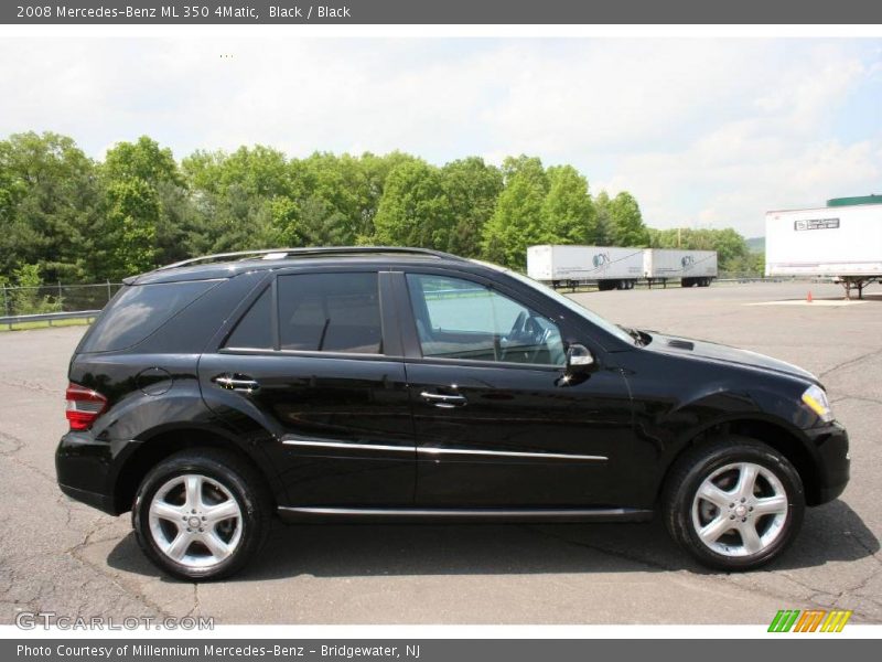 Black / Black 2008 Mercedes-Benz ML 350 4Matic