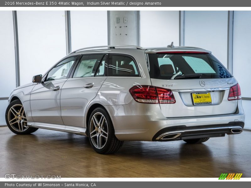 Iridium Silver Metallic / designo Amaretto 2016 Mercedes-Benz E 350 4Matic Wagon