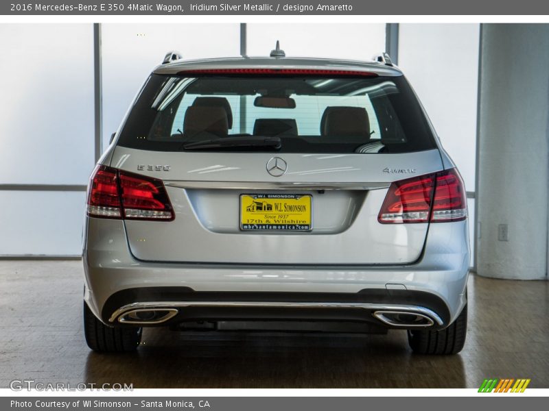 Iridium Silver Metallic / designo Amaretto 2016 Mercedes-Benz E 350 4Matic Wagon