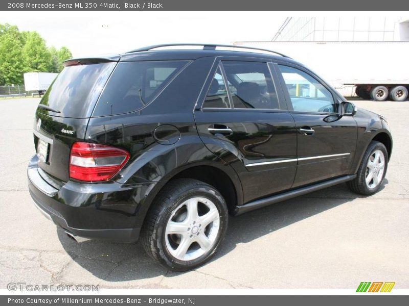 Black / Black 2008 Mercedes-Benz ML 350 4Matic