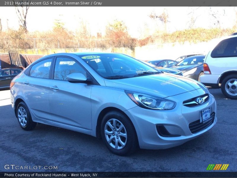 Ironman Silver / Gray 2013 Hyundai Accent GLS 4 Door