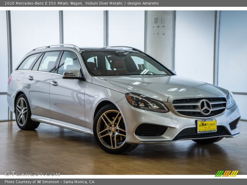 Iridium Silver Metallic / designo Amaretto 2016 Mercedes-Benz E 350 4Matic Wagon