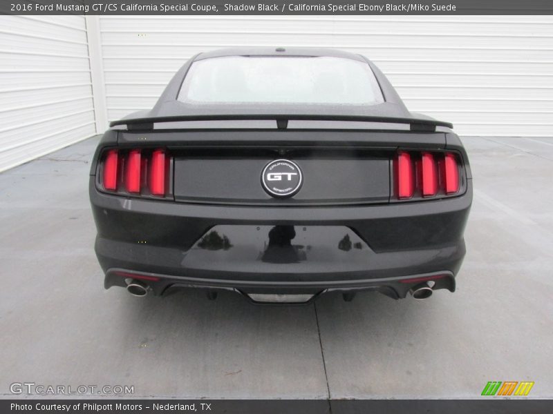 Shadow Black / California Special Ebony Black/Miko Suede 2016 Ford Mustang GT/CS California Special Coupe