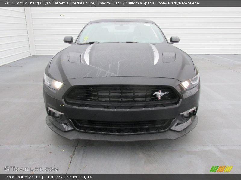 Shadow Black / California Special Ebony Black/Miko Suede 2016 Ford Mustang GT/CS California Special Coupe