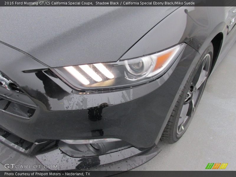 Shadow Black / California Special Ebony Black/Miko Suede 2016 Ford Mustang GT/CS California Special Coupe