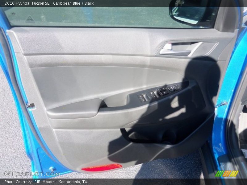 Caribbean Blue / Black 2016 Hyundai Tucson SE