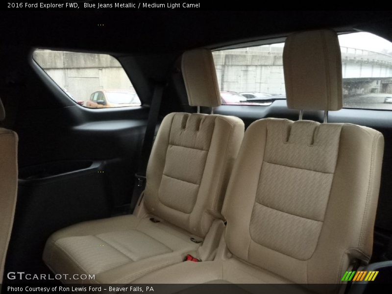 Blue Jeans Metallic / Medium Light Camel 2016 Ford Explorer FWD