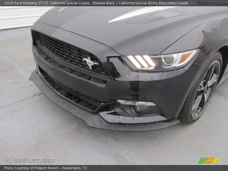 Shadow Black / California Special Ebony Black/Miko Suede 2016 Ford Mustang GT/CS California Special Coupe