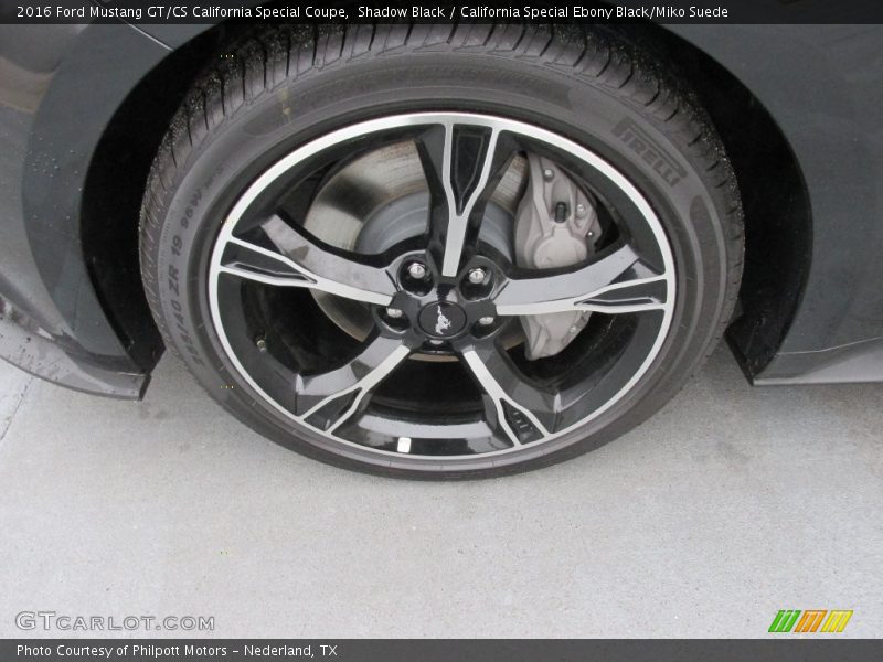 Shadow Black / California Special Ebony Black/Miko Suede 2016 Ford Mustang GT/CS California Special Coupe