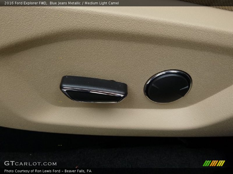 Blue Jeans Metallic / Medium Light Camel 2016 Ford Explorer FWD