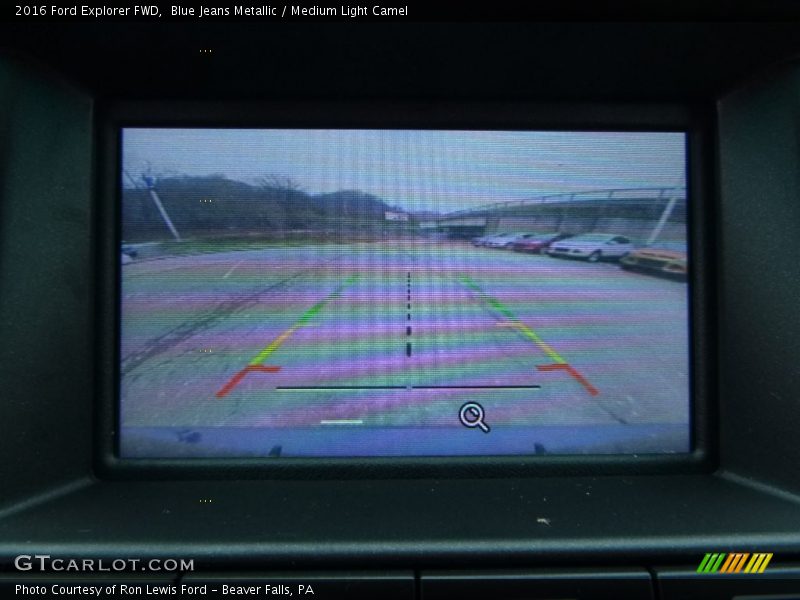 Blue Jeans Metallic / Medium Light Camel 2016 Ford Explorer FWD