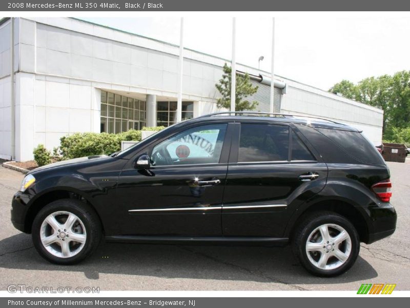 Black / Black 2008 Mercedes-Benz ML 350 4Matic