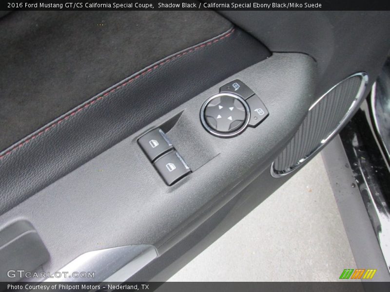 Shadow Black / California Special Ebony Black/Miko Suede 2016 Ford Mustang GT/CS California Special Coupe