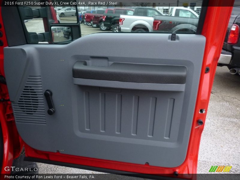 Race Red / Steel 2016 Ford F250 Super Duty XL Crew Cab 4x4