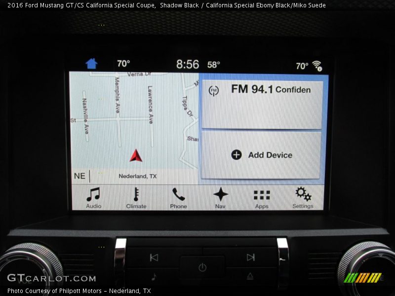 Shadow Black / California Special Ebony Black/Miko Suede 2016 Ford Mustang GT/CS California Special Coupe