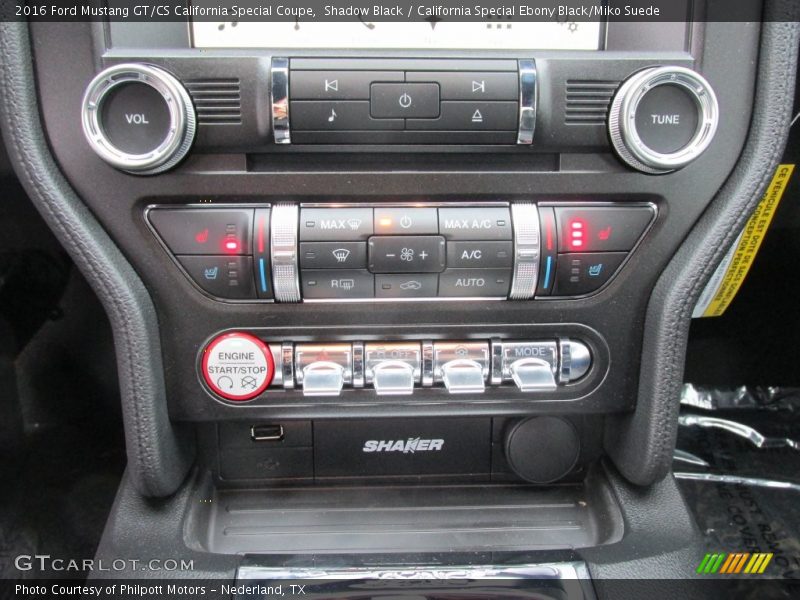 Shadow Black / California Special Ebony Black/Miko Suede 2016 Ford Mustang GT/CS California Special Coupe