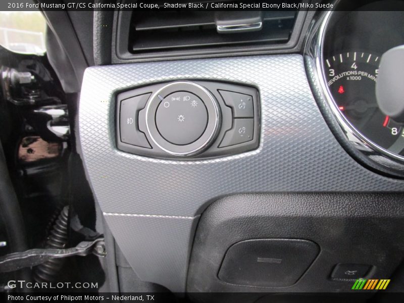 Shadow Black / California Special Ebony Black/Miko Suede 2016 Ford Mustang GT/CS California Special Coupe