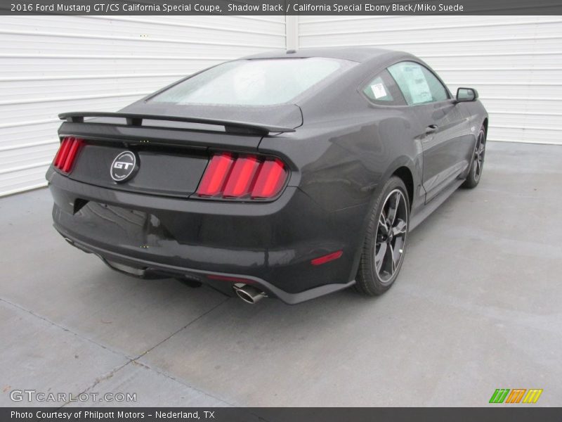 Shadow Black / California Special Ebony Black/Miko Suede 2016 Ford Mustang GT/CS California Special Coupe