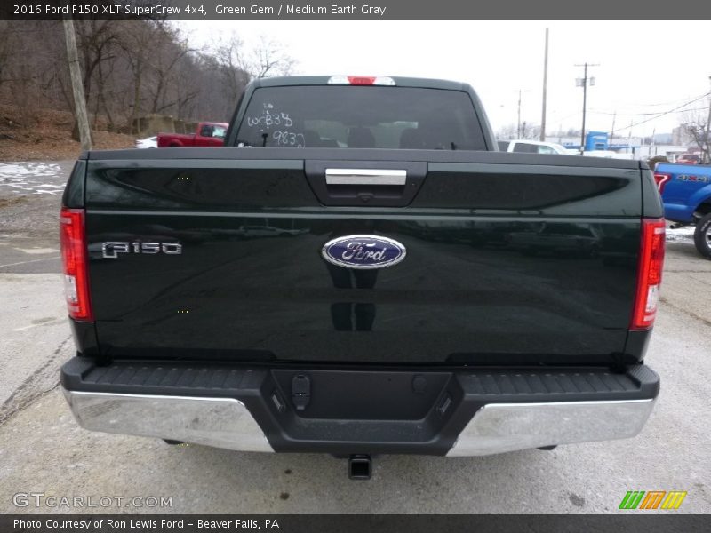 Green Gem / Medium Earth Gray 2016 Ford F150 XLT SuperCrew 4x4