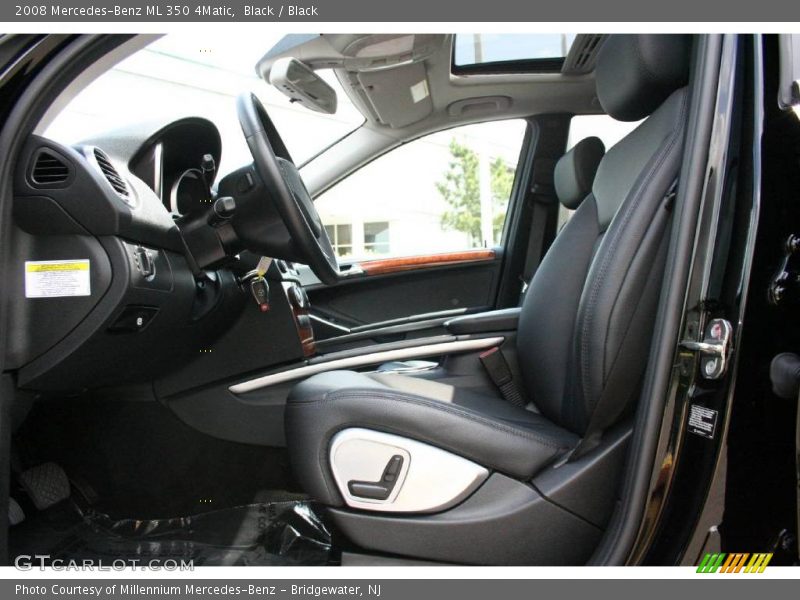 Black / Black 2008 Mercedes-Benz ML 350 4Matic