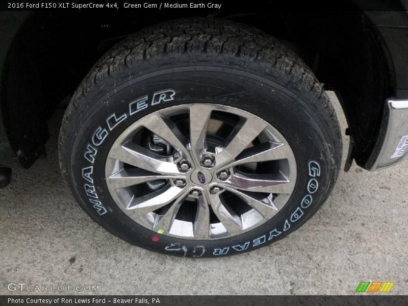 Green Gem / Medium Earth Gray 2016 Ford F150 XLT SuperCrew 4x4