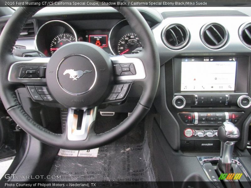Shadow Black / California Special Ebony Black/Miko Suede 2016 Ford Mustang GT/CS California Special Coupe
