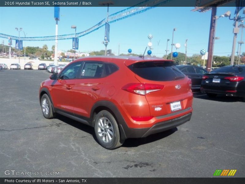 Sedona Sunset / Black 2016 Hyundai Tucson SE