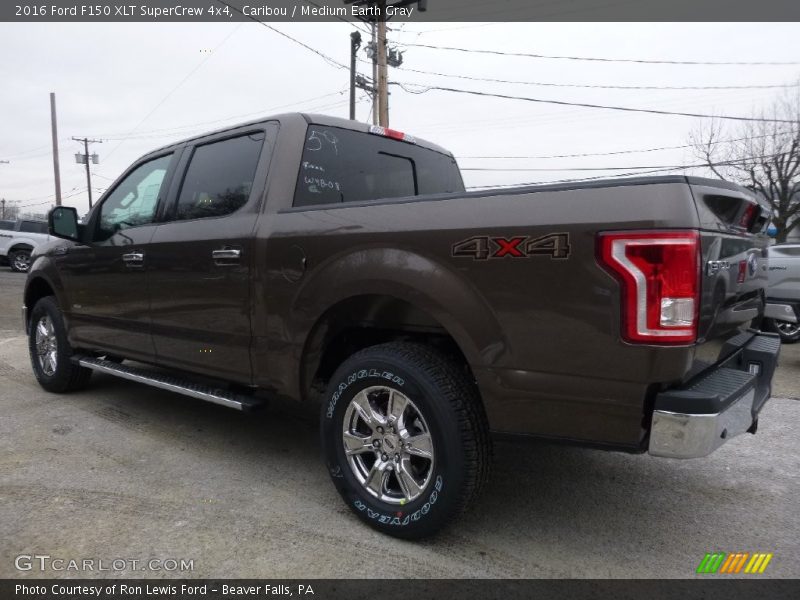 Caribou / Medium Earth Gray 2016 Ford F150 XLT SuperCrew 4x4