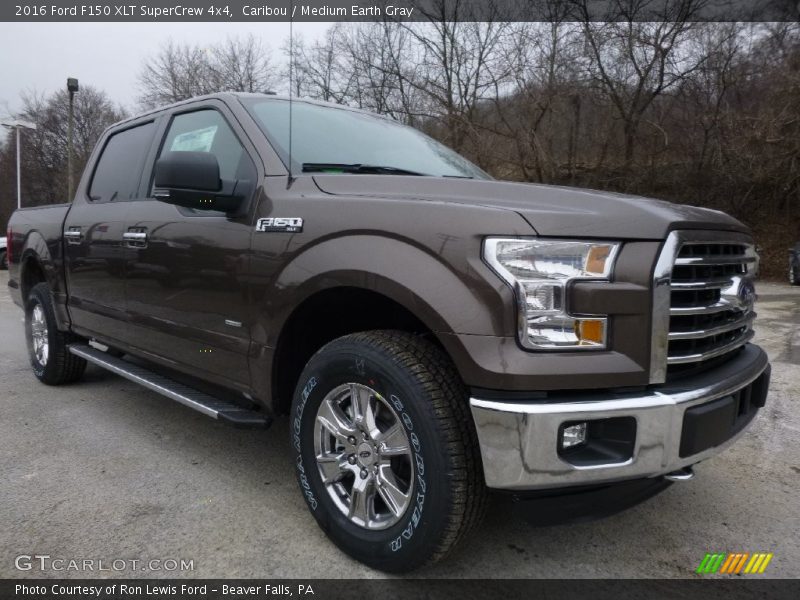 Caribou / Medium Earth Gray 2016 Ford F150 XLT SuperCrew 4x4