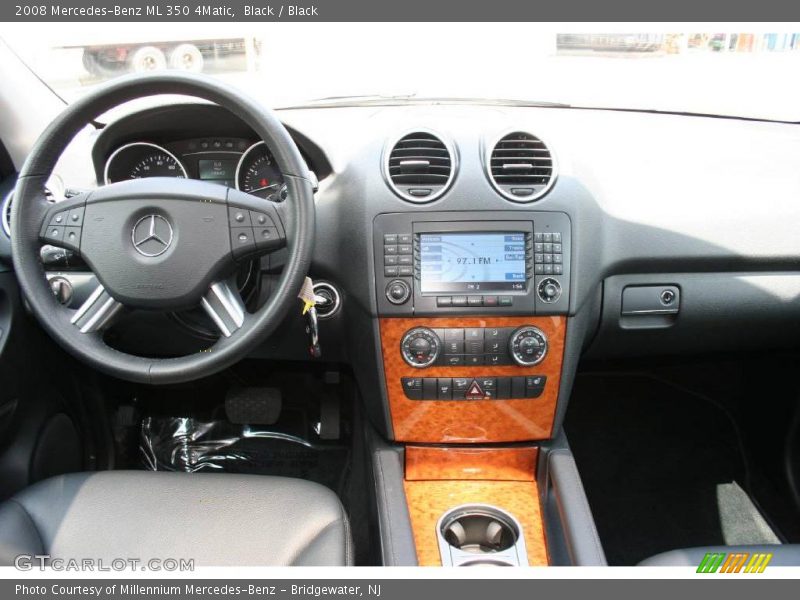Black / Black 2008 Mercedes-Benz ML 350 4Matic