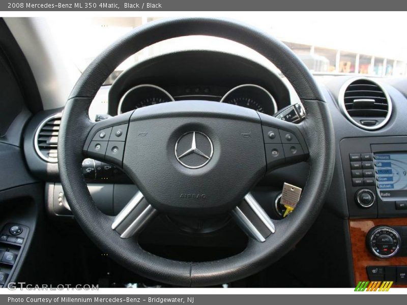 Black / Black 2008 Mercedes-Benz ML 350 4Matic