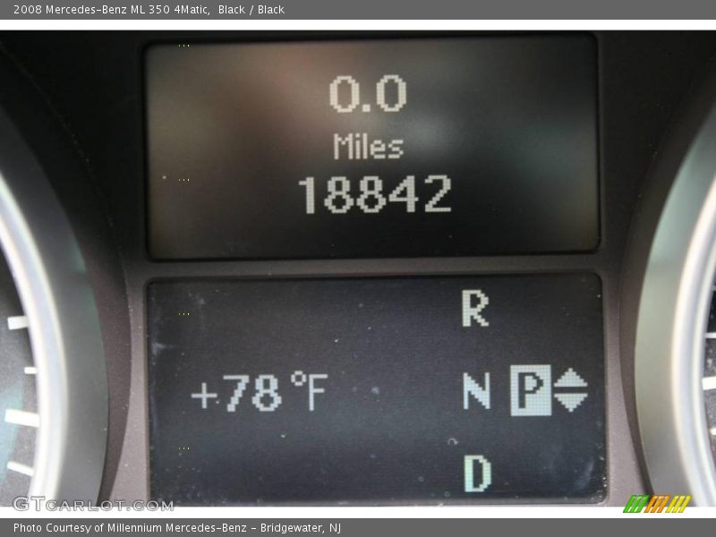 Black / Black 2008 Mercedes-Benz ML 350 4Matic