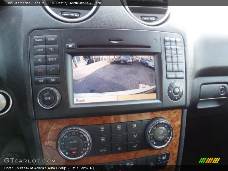 Arctic White / Black 2009 Mercedes-Benz ML 350 4Matic