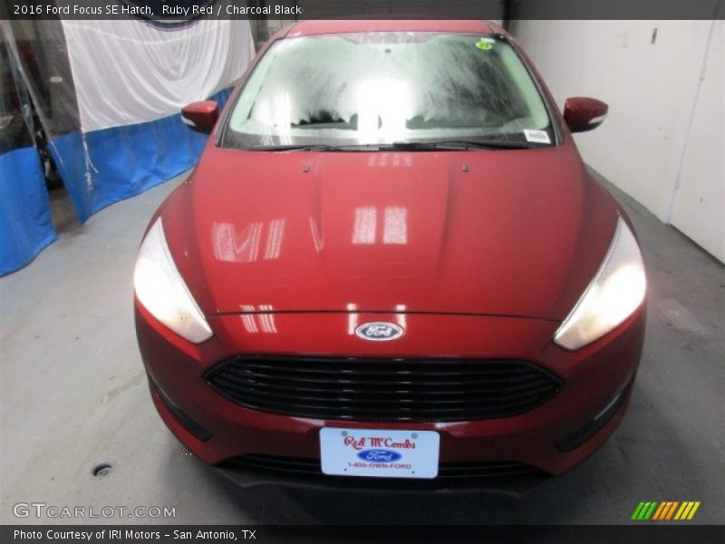 Ruby Red / Charcoal Black 2016 Ford Focus SE Hatch