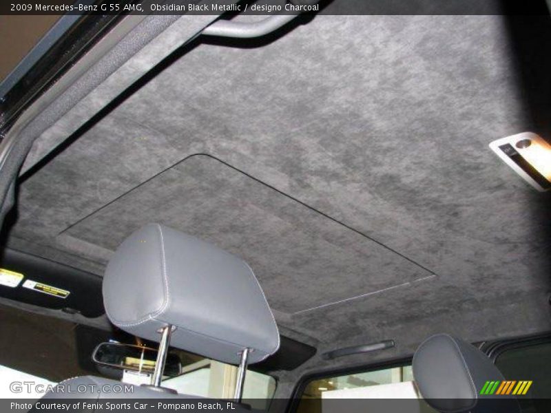 Obsidian Black Metallic / designo Charcoal 2009 Mercedes-Benz G 55 AMG
