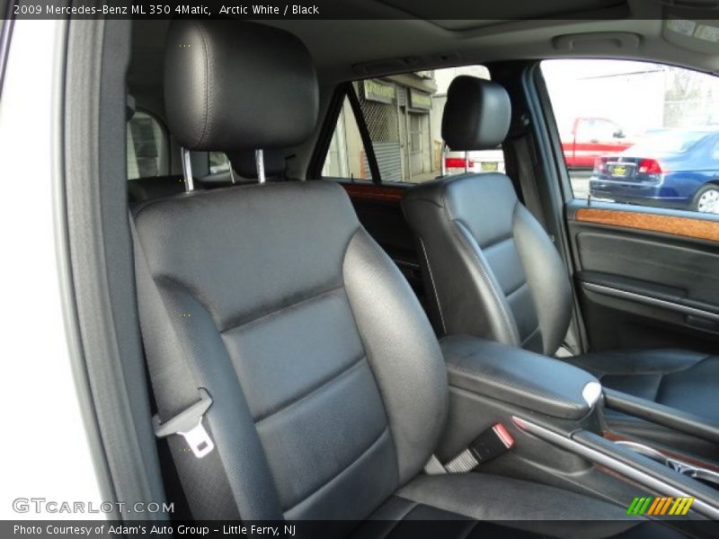 Arctic White / Black 2009 Mercedes-Benz ML 350 4Matic