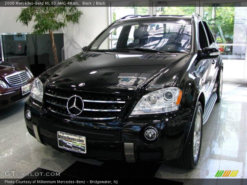 Black / Black 2008 Mercedes-Benz ML 63 AMG 4Matic