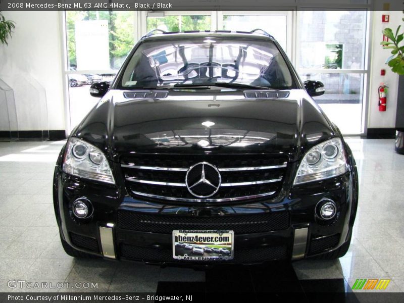 Black / Black 2008 Mercedes-Benz ML 63 AMG 4Matic