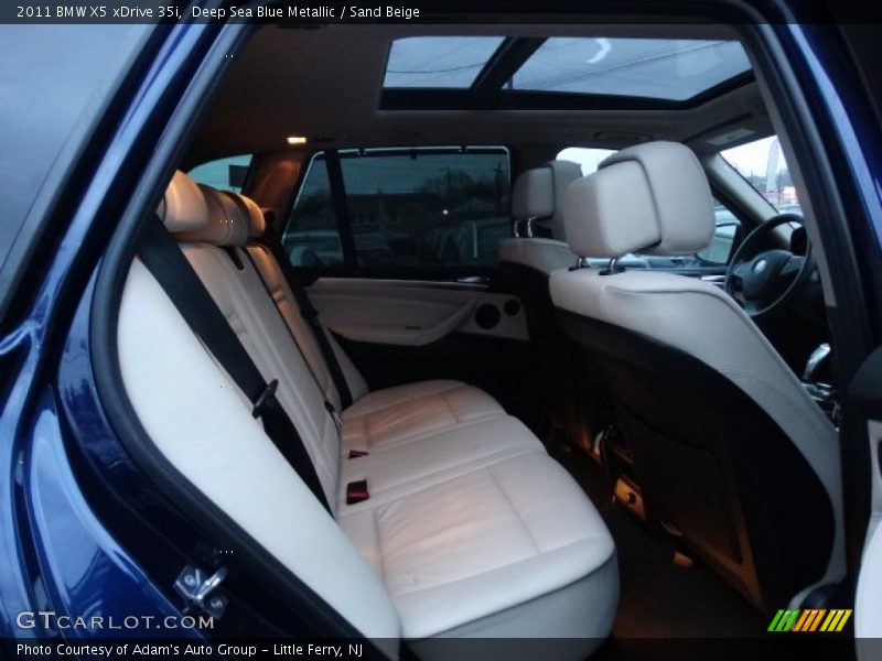 Deep Sea Blue Metallic / Sand Beige 2011 BMW X5 xDrive 35i