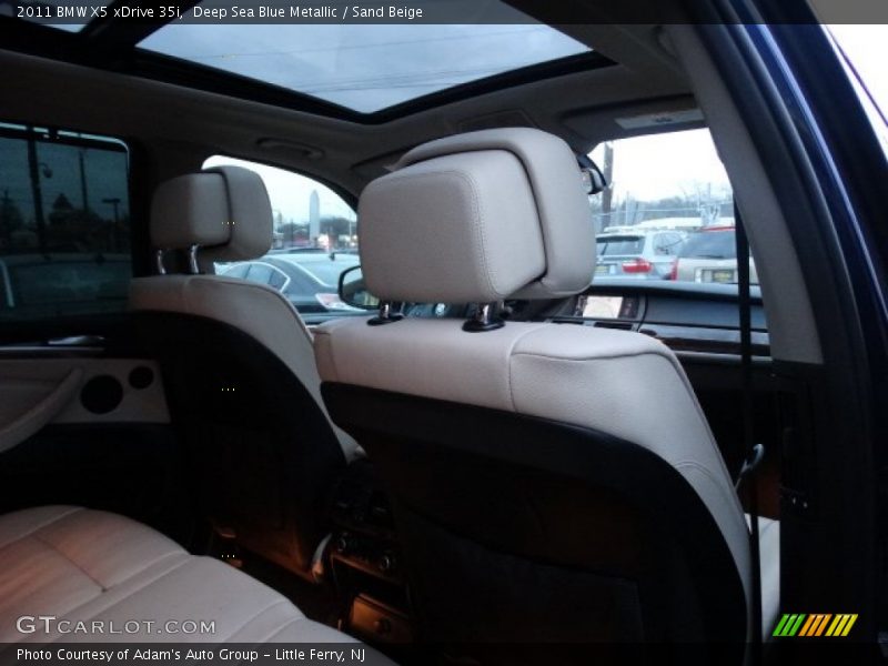 Deep Sea Blue Metallic / Sand Beige 2011 BMW X5 xDrive 35i