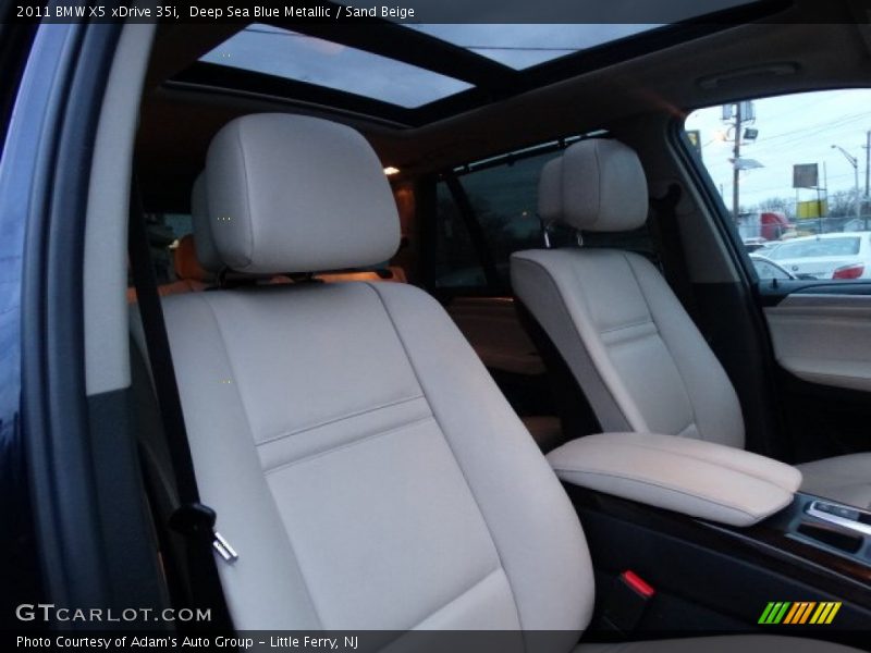 Deep Sea Blue Metallic / Sand Beige 2011 BMW X5 xDrive 35i