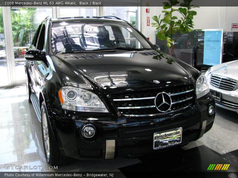 Black / Black 2008 Mercedes-Benz ML 63 AMG 4Matic