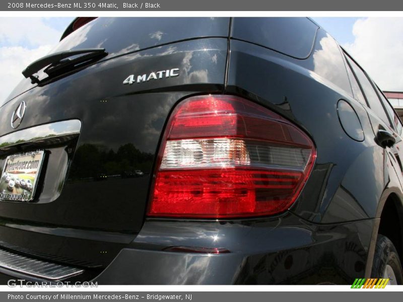 Black / Black 2008 Mercedes-Benz ML 350 4Matic