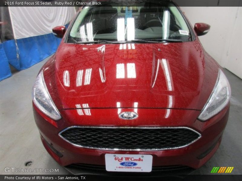 Ruby Red / Charcoal Black 2016 Ford Focus SE Sedan