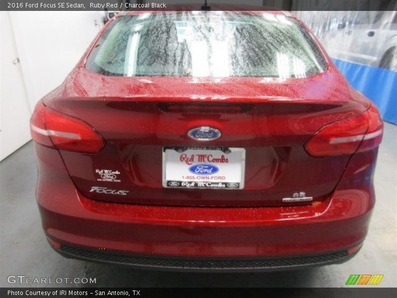 Ruby Red / Charcoal Black 2016 Ford Focus SE Sedan