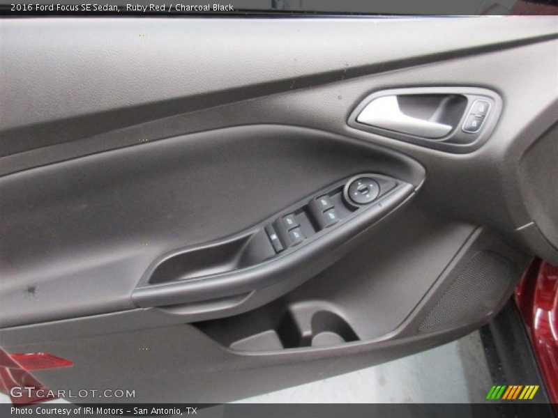 Ruby Red / Charcoal Black 2016 Ford Focus SE Sedan